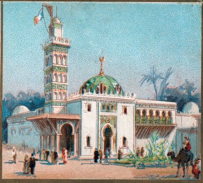 Paris. Universal Exhibition of 1889: The Arab Mosque by French School